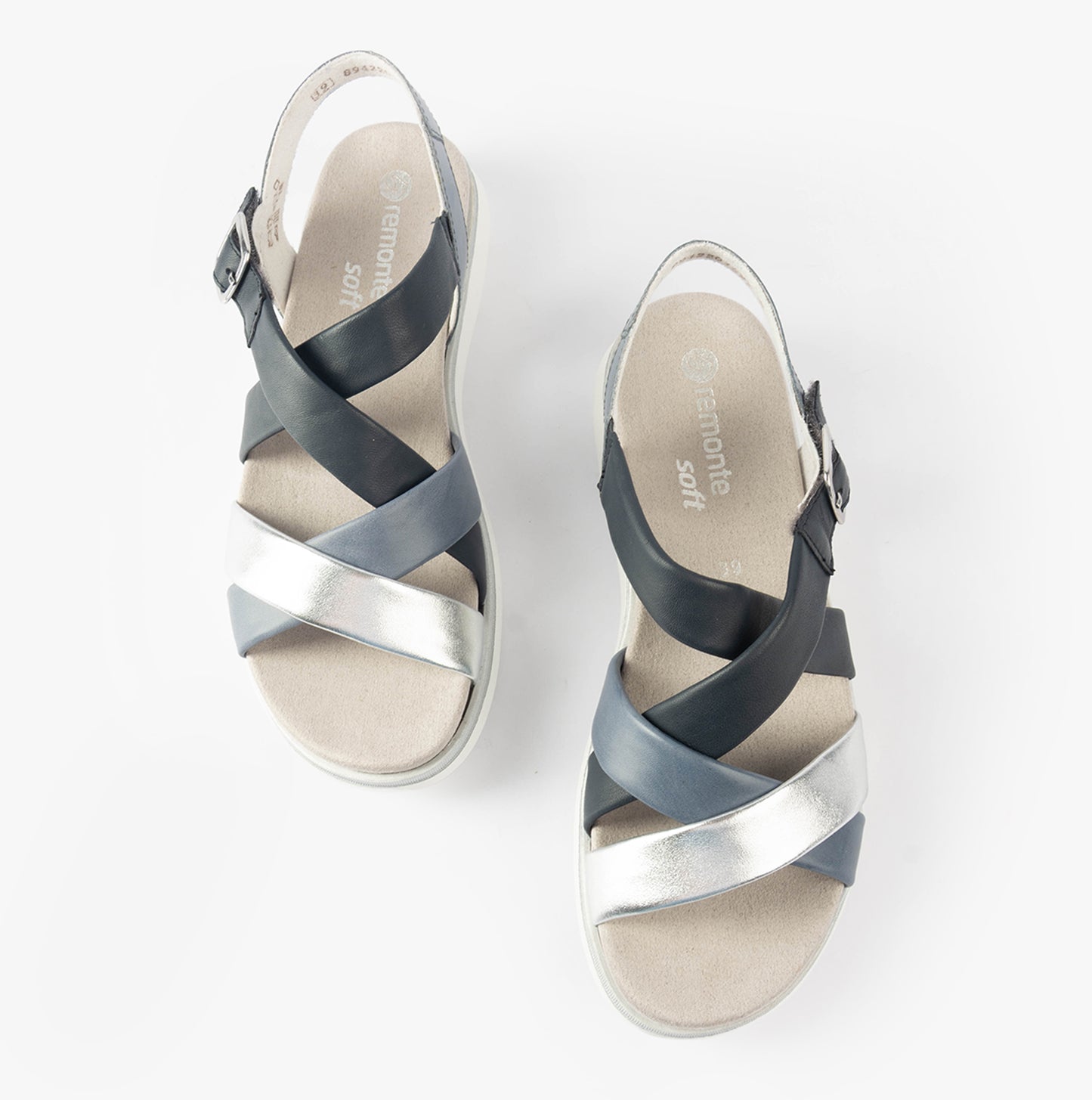 D2K53-14 Womens Sandals Blue Combination