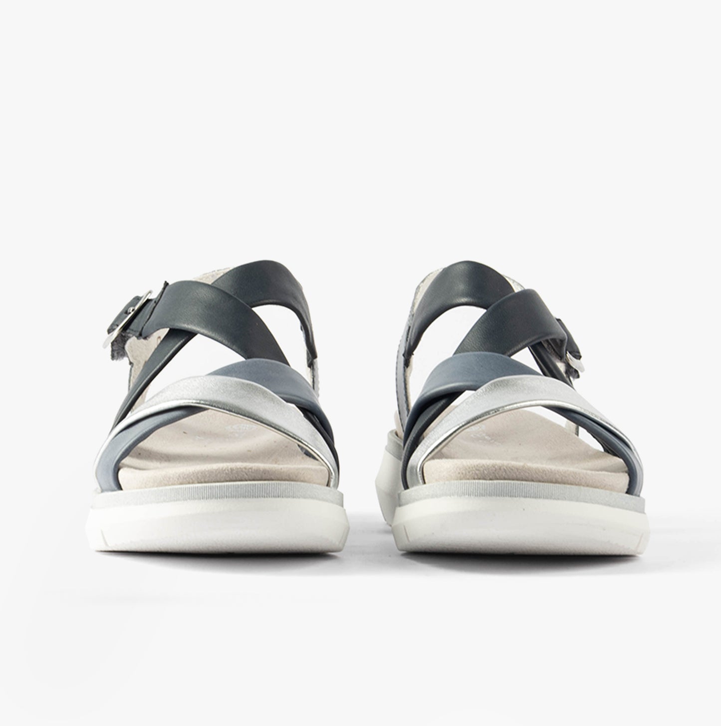 D2K53-14 Womens Sandals Blue Combination