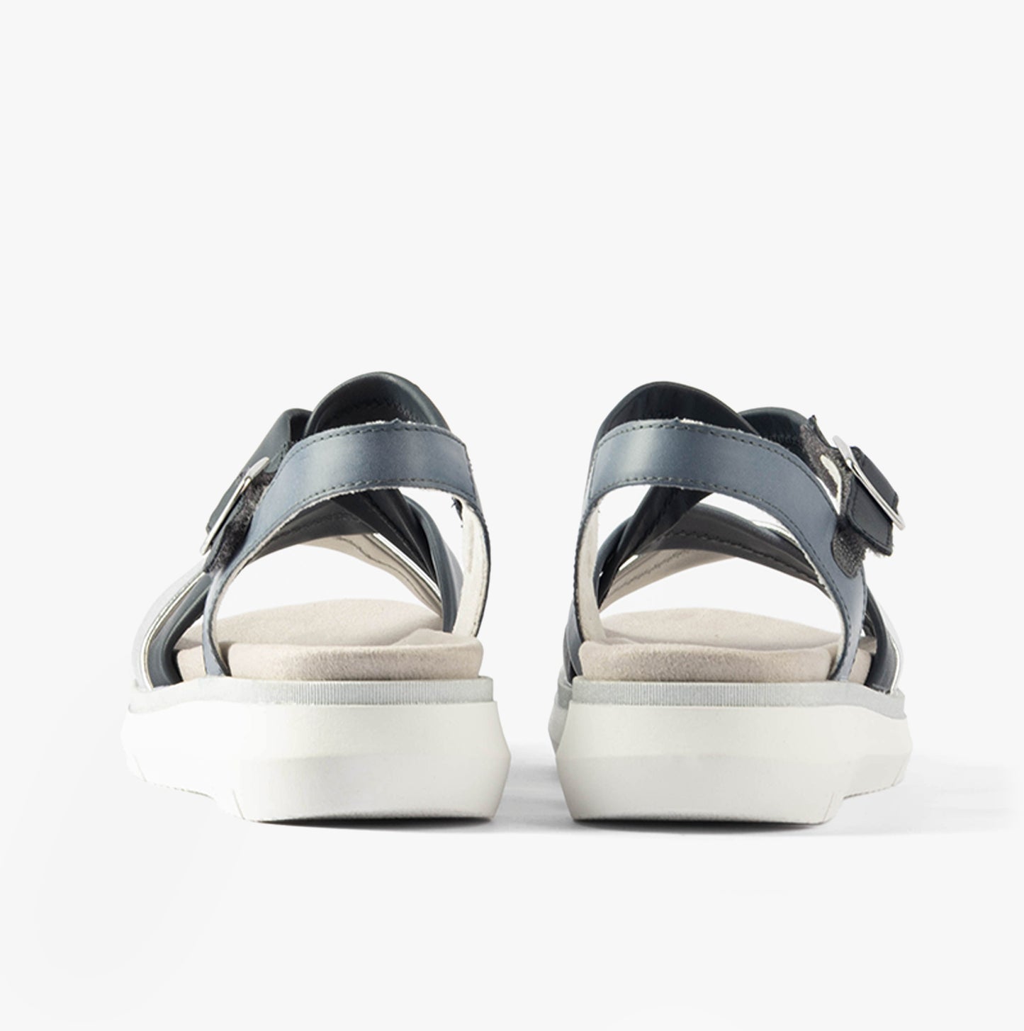 D2K53-14 Womens Sandals Blue Combination