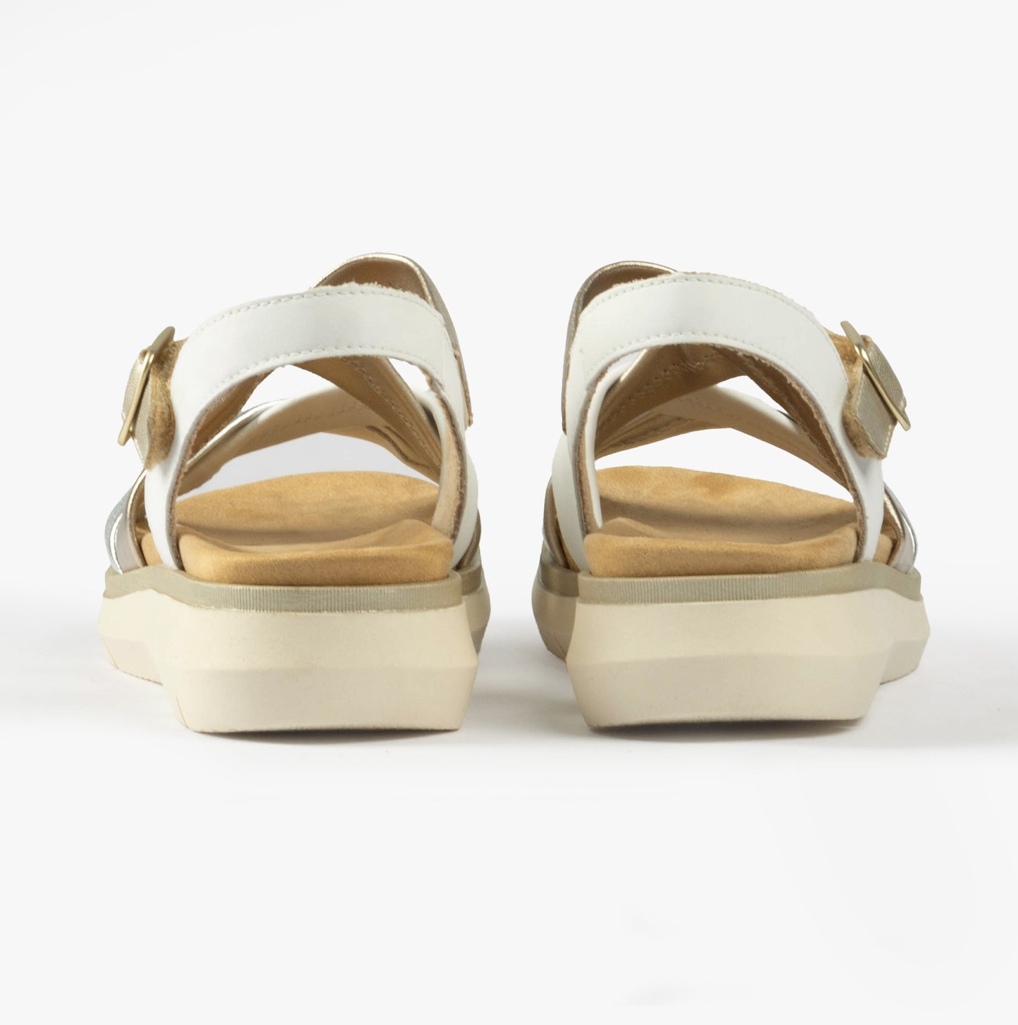 D2K53-91 Womens Sandals Metallic