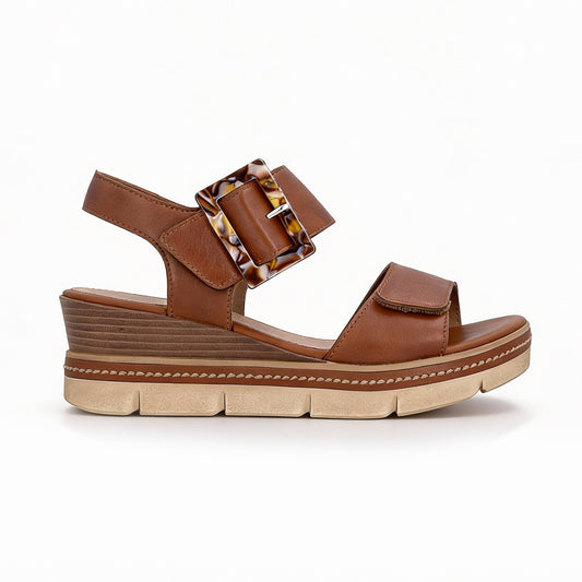 Remonte JERILYN Womens Wedge Sandals Tan