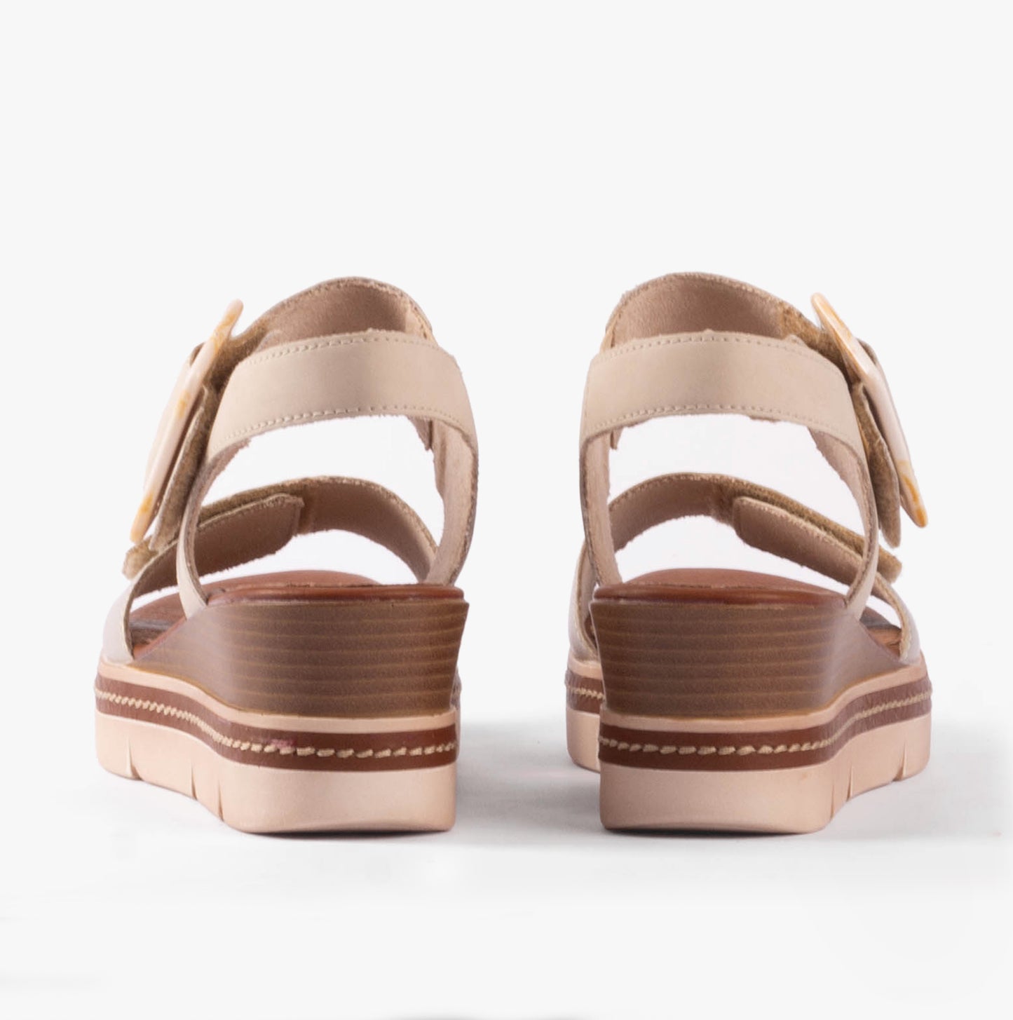 D2L53-60 Womens Sandals Beige