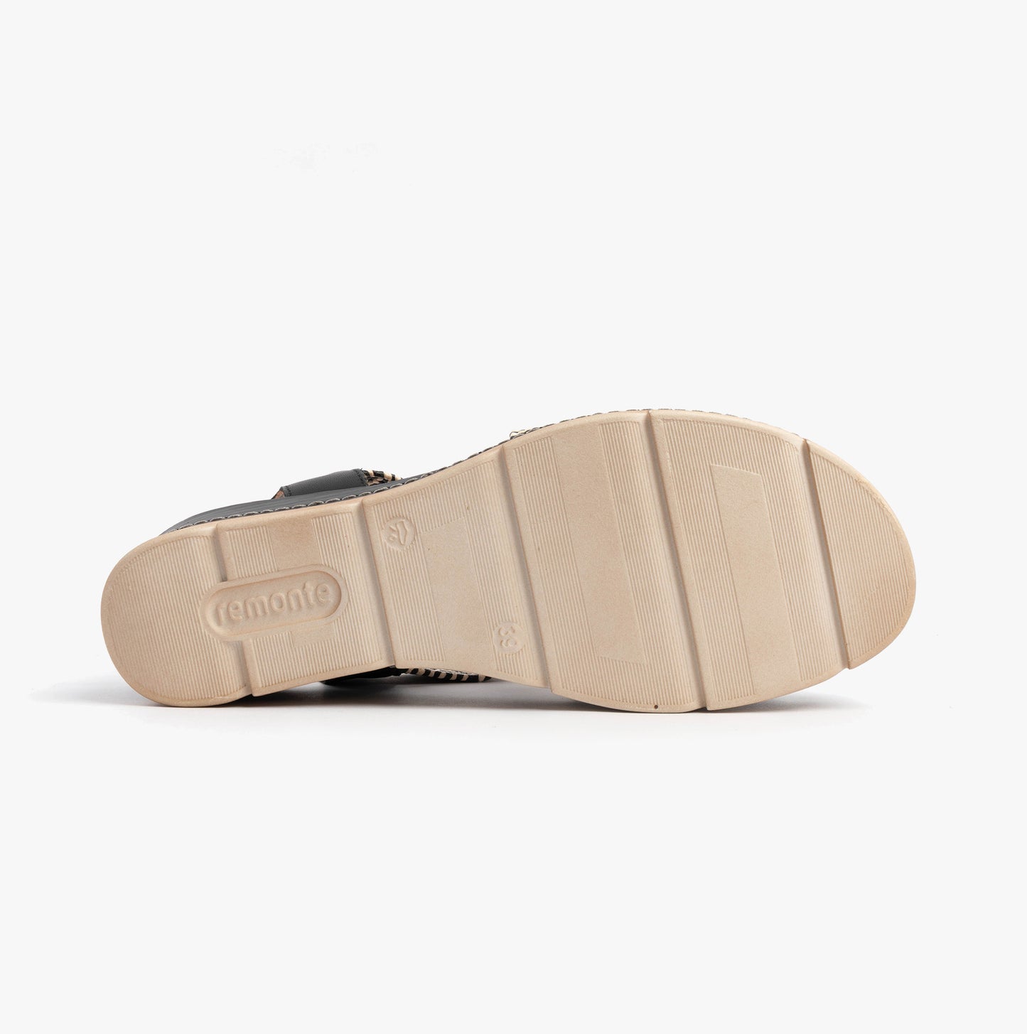 D2L54-03 Womens Sandals Black Combination