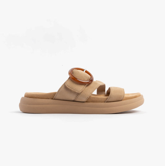 D2N53-62 Womens Sandals Beige