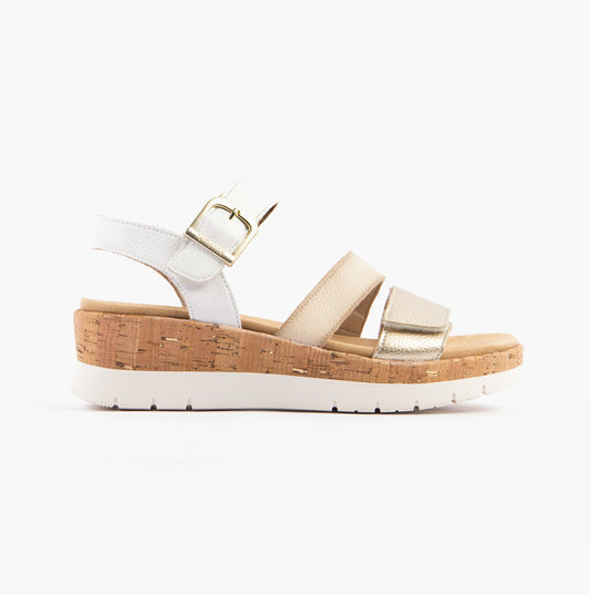 D2P50-80 Womens Sandals White Combination