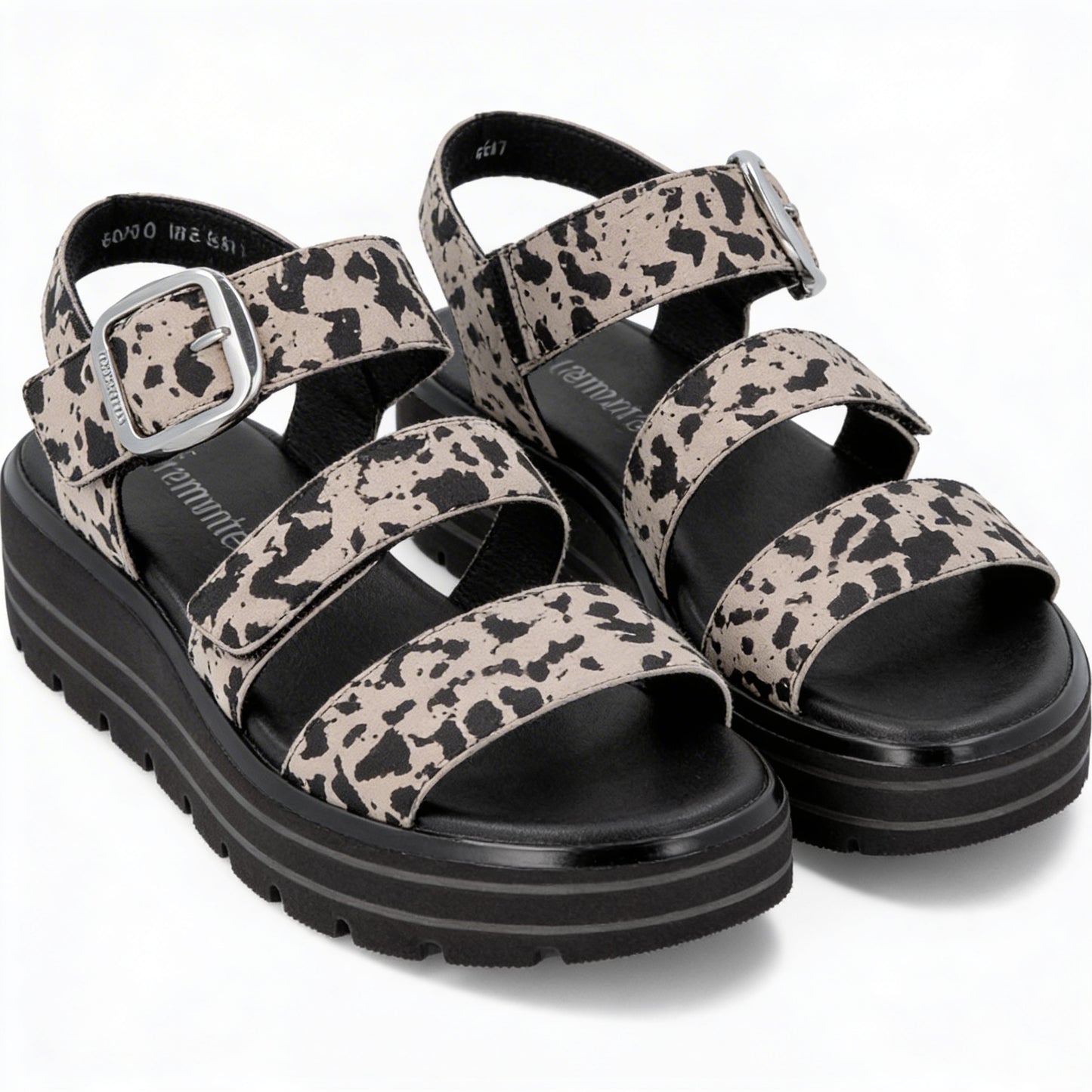 Remonte D3N50 Womens Ankle Strap Sandals Multi