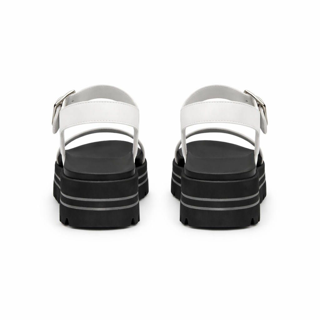Remonte D3N50 Womens Ankle Strap Sandals White