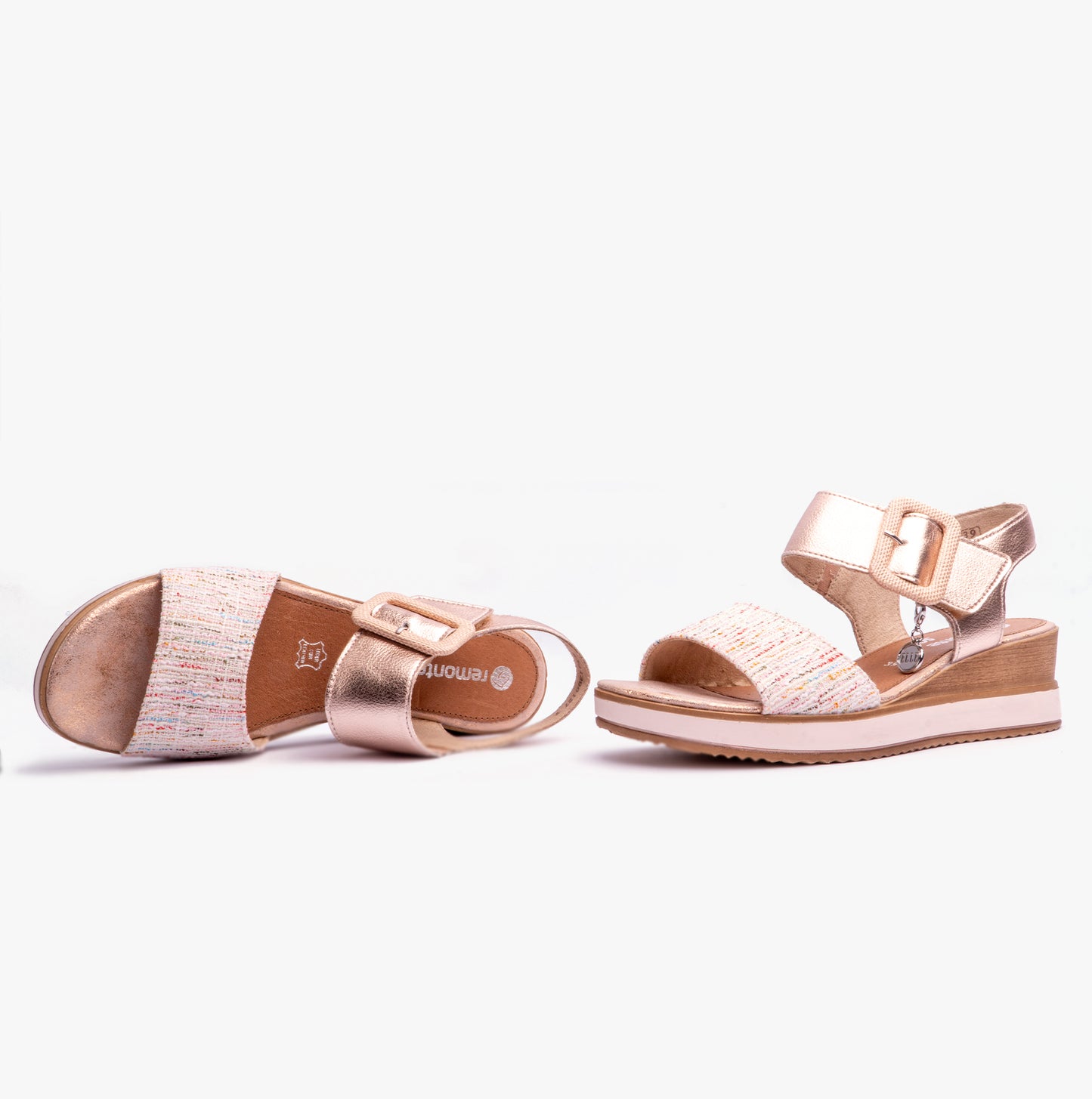 JERILYN Womens Sandals Rose Gold