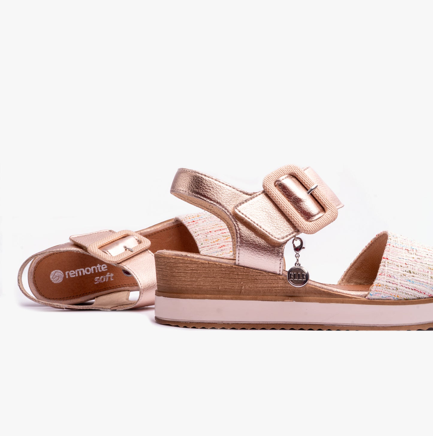JERILYN Womens Sandals Rose Gold