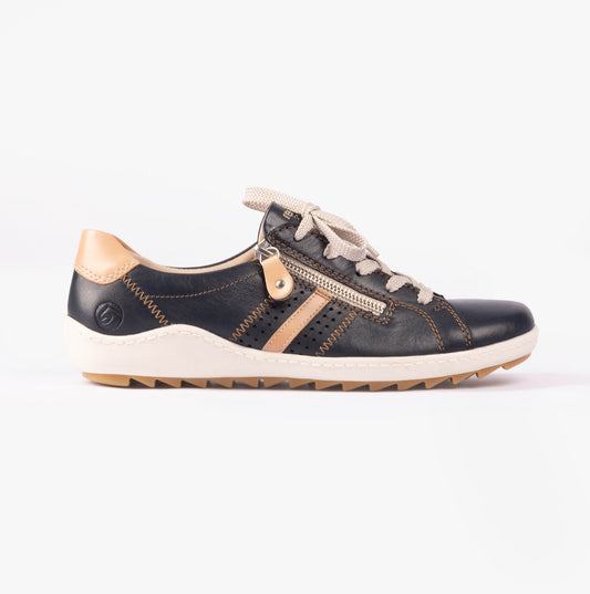 Remonte R1432-14 Womens Shoes Blue Combination
