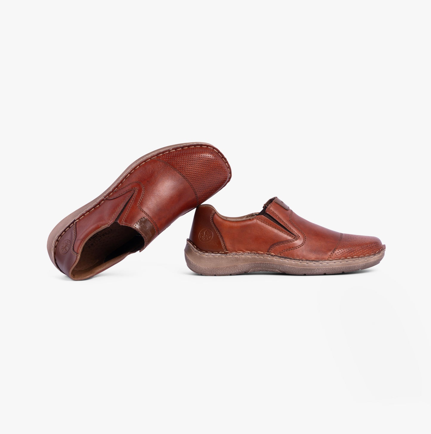 Rieker 03056-24 Mens Shoes Brown