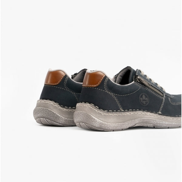Rieker 03030 Mens Casual Trainers Blue