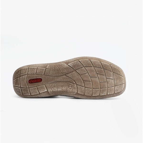 Rieker 03030 Mens Casual Trainers Brown