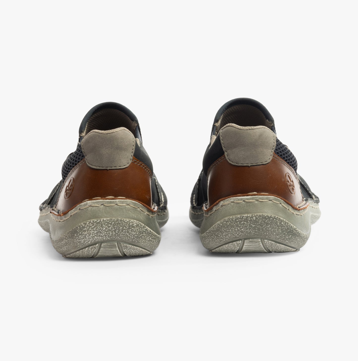 Rieker 03053 Mens Casual Shoes Blue
