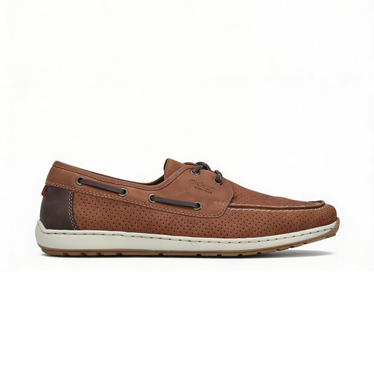 Rieker 08816-24 Mens Loafer Shoes Brown