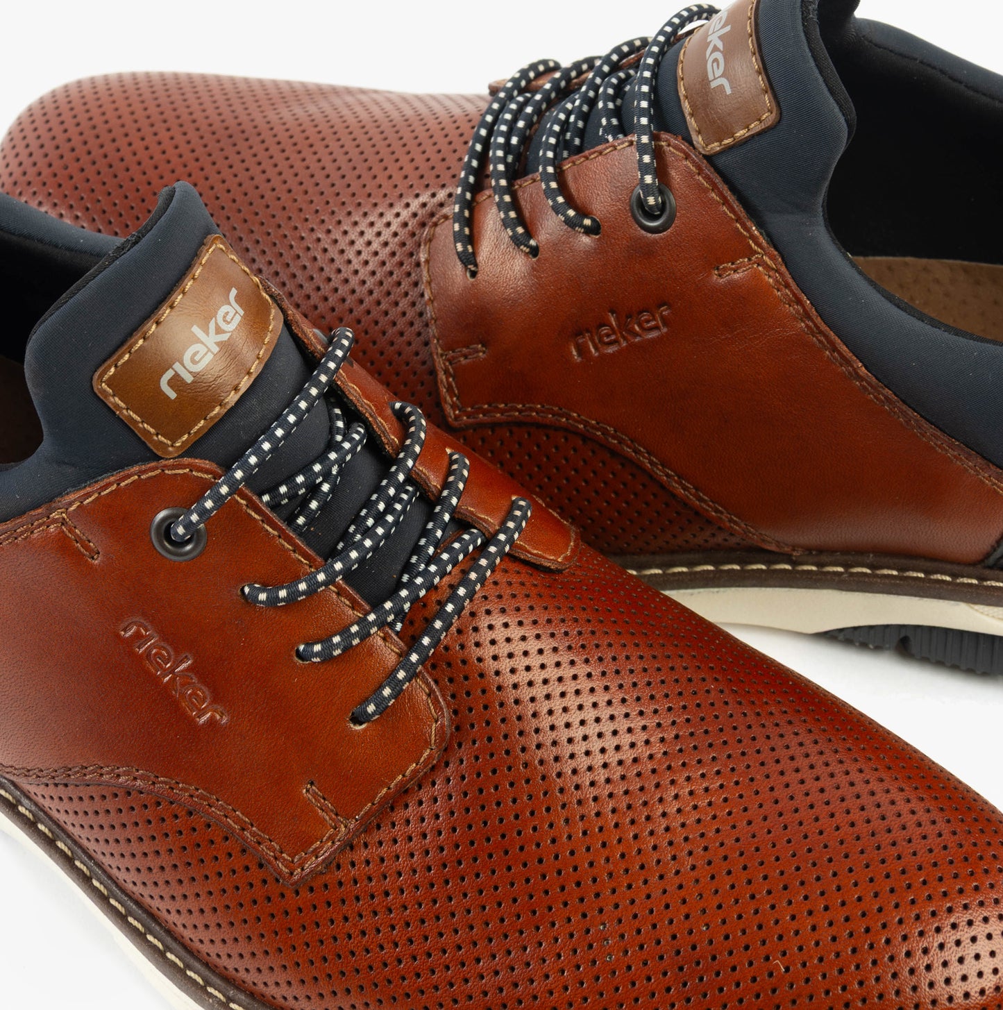 Rieker 14450 Mens Casual Shoes Brown