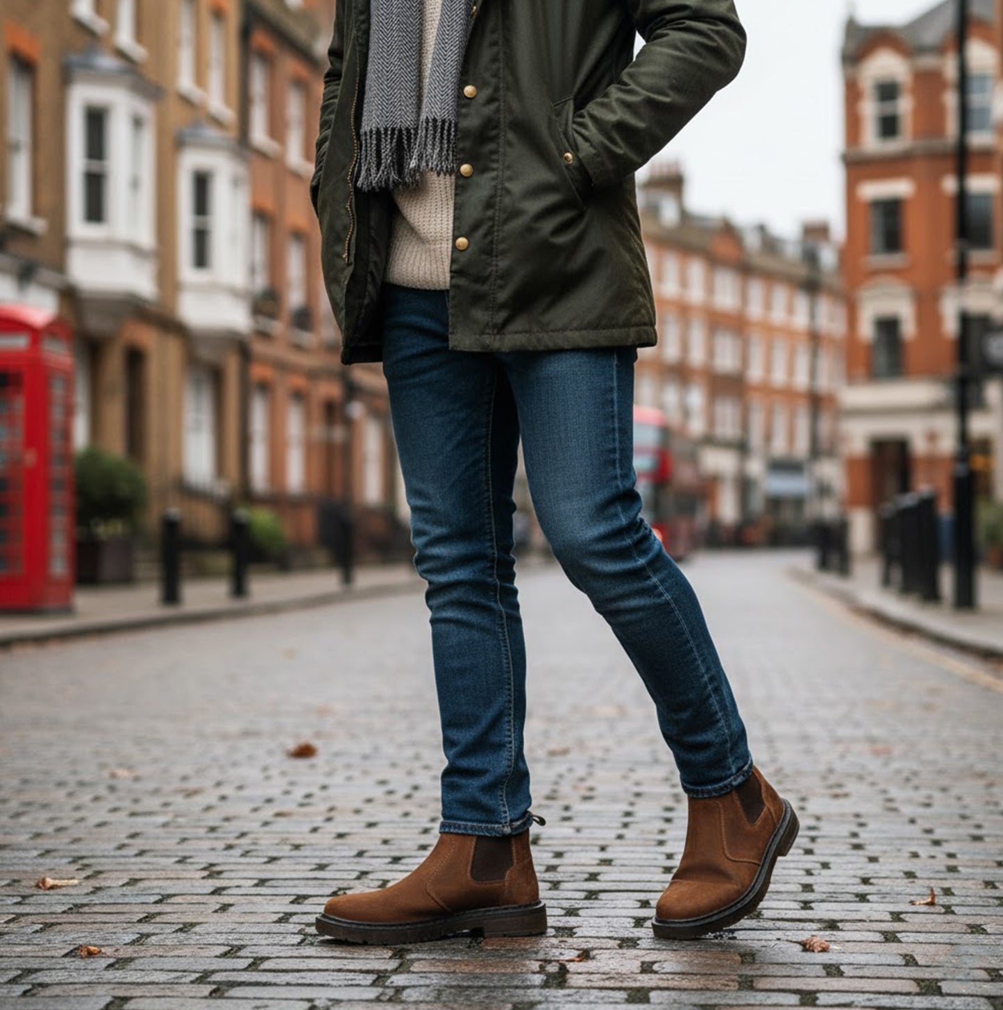 31650-23 Mens Chelsea Boots Brown