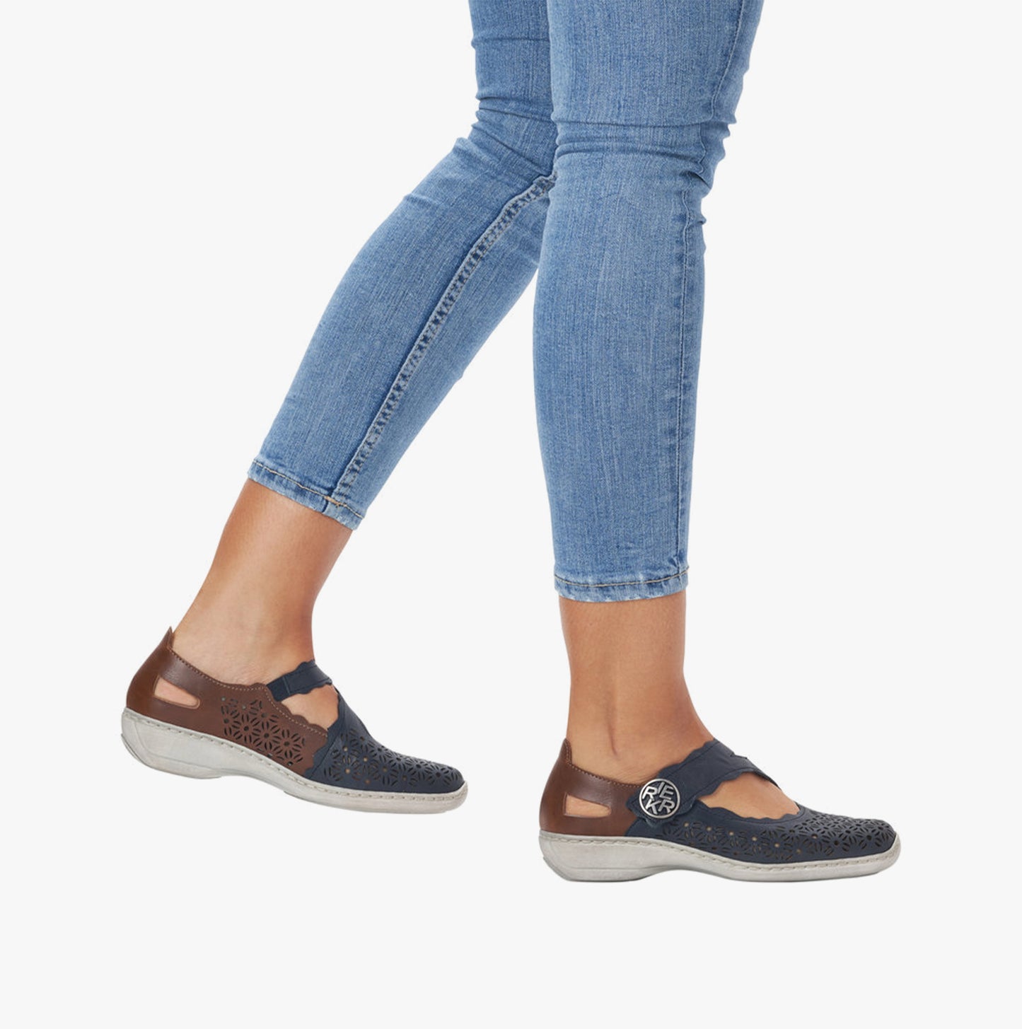 413G4-14 Womens Shoes Blue Multi