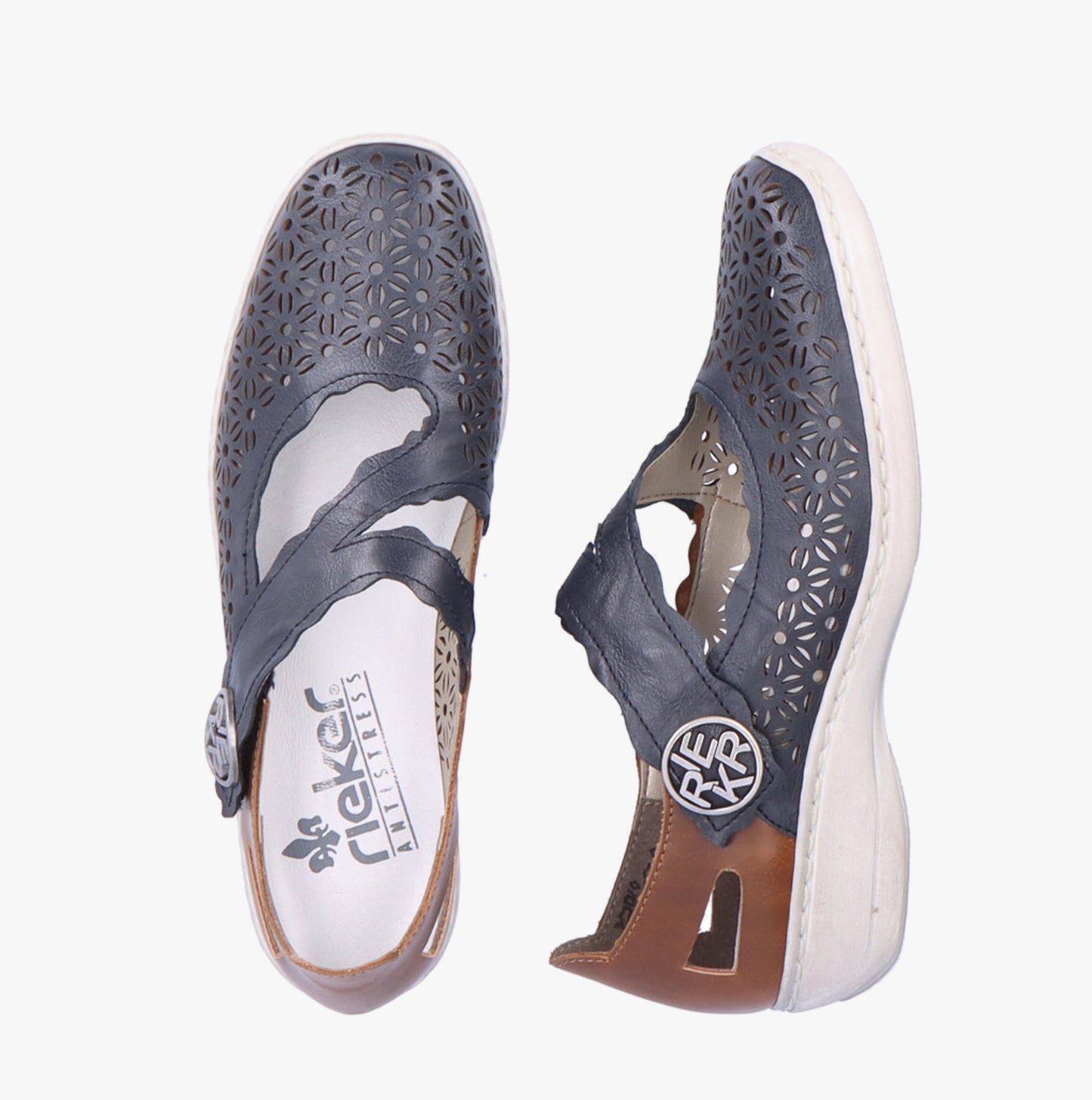 413G4-14 Womens Shoes Blue Multi