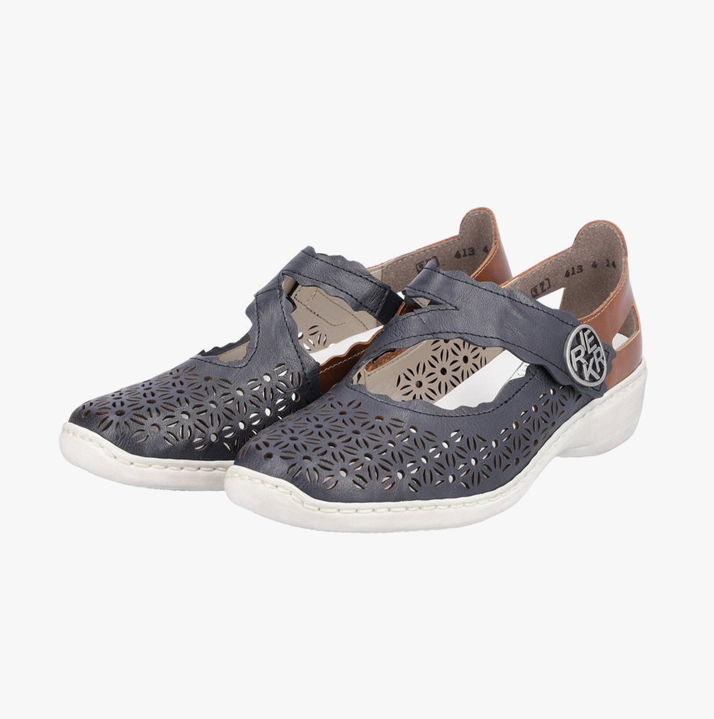 413G4-14 Womens Shoes Blue Multi
