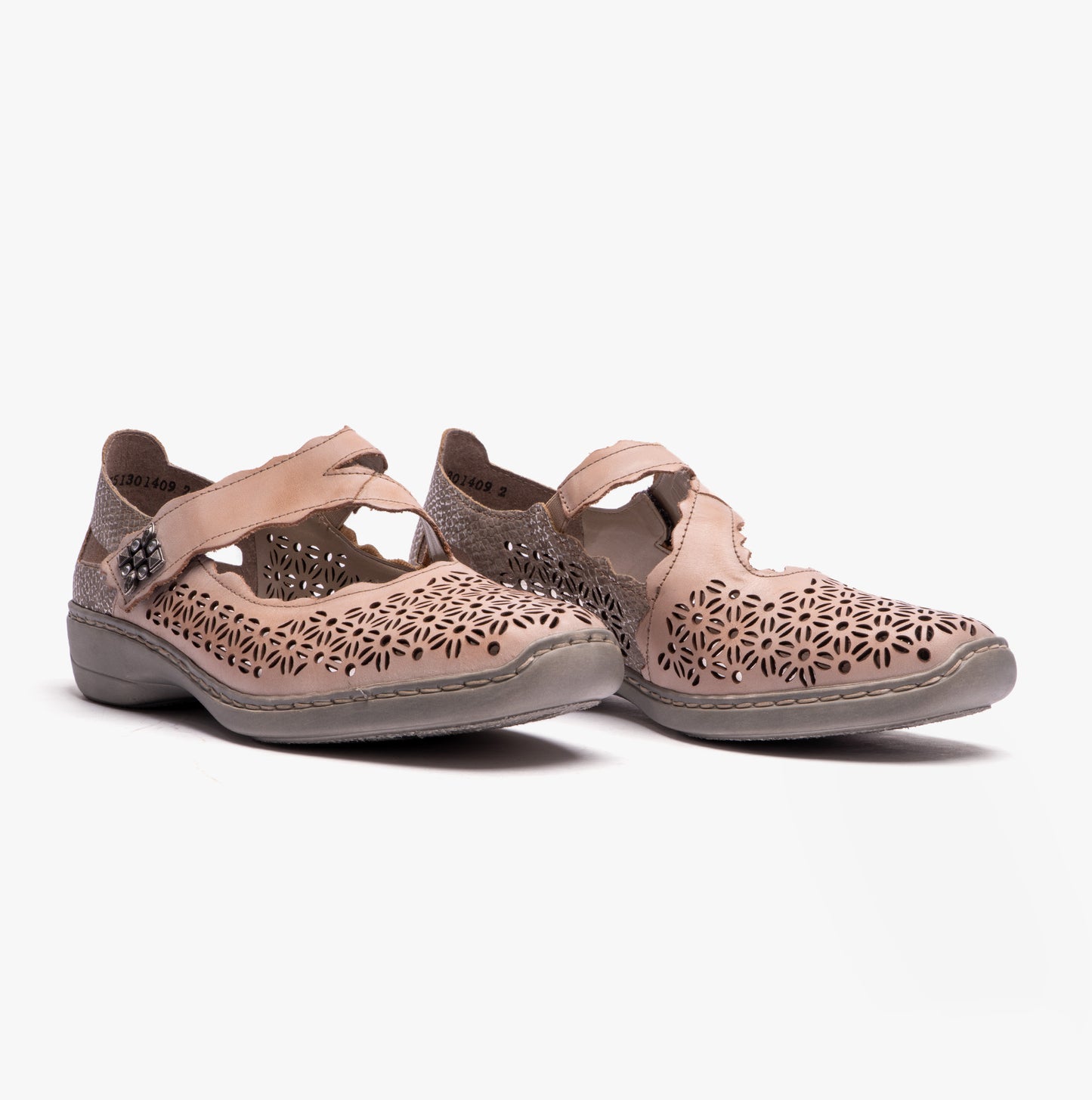 413G4-42 Womens Shoes Beige Multi