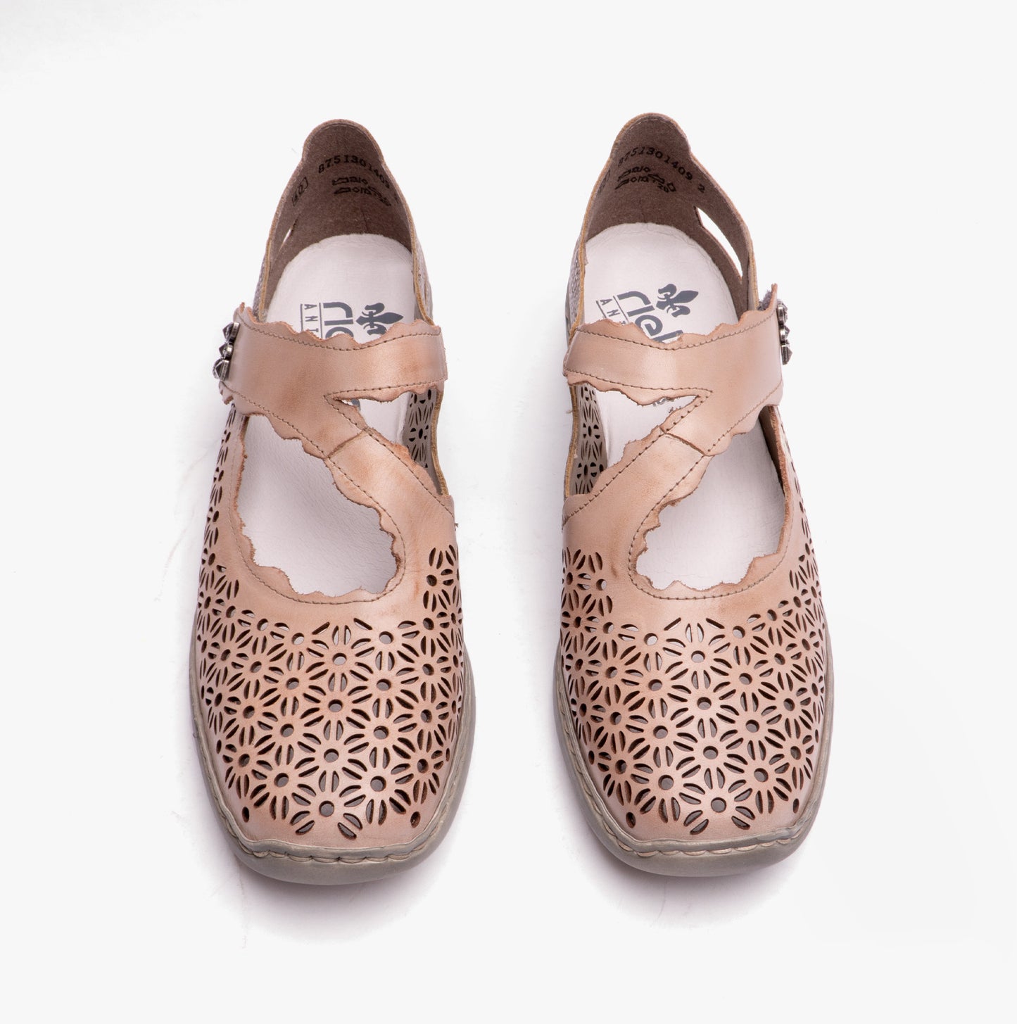 413G4-42 Womens Shoes Beige Multi