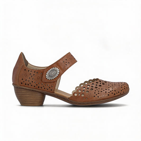 Rieker MIRJAM Womens Casual Shoes Tan