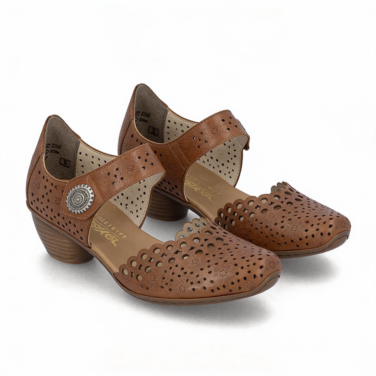 Rieker MIRJAM Womens Casual Shoes Tan