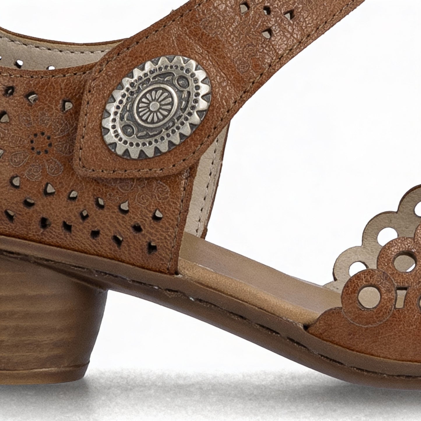 Rieker MIRJAM Womens Casual Shoes Tan