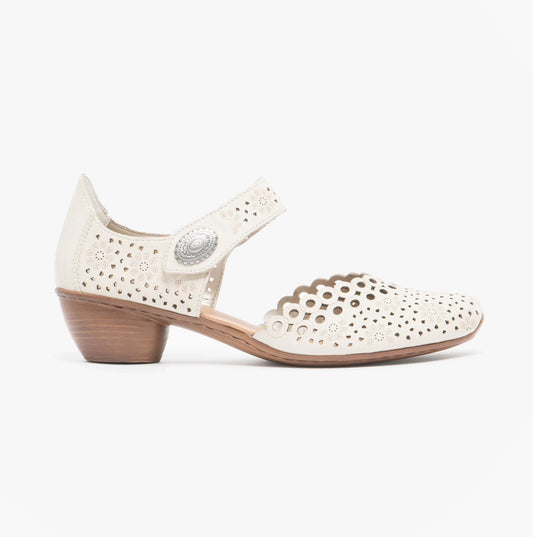 Rieker 43753-60 Womens Shoes Beige