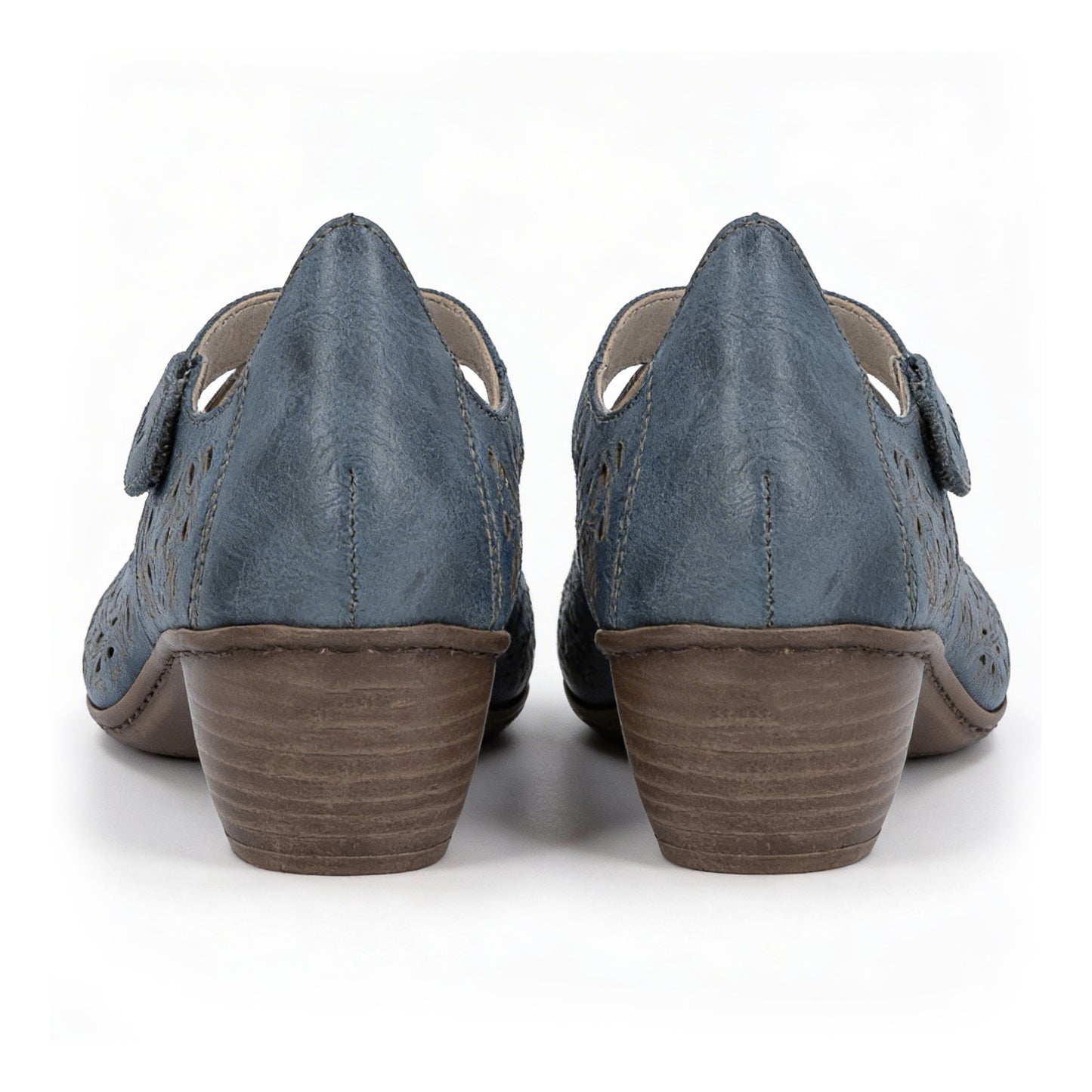 Rieker 43773 Womens Mary Jane Blue