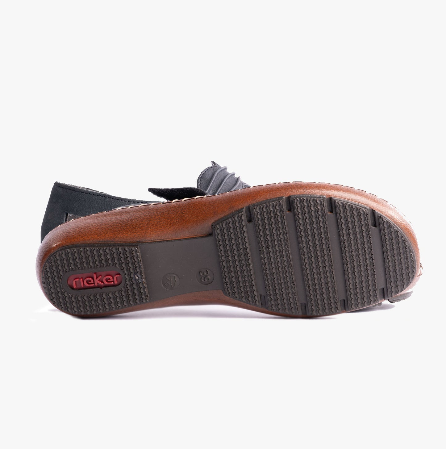 Rieker 44896 Womens Mary Jane Blue
