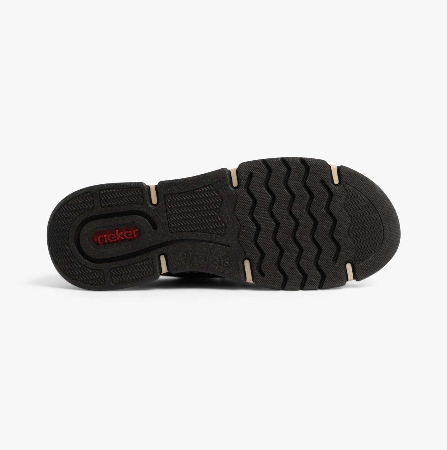 45973-00 Womens Elasticated Shoes Black
