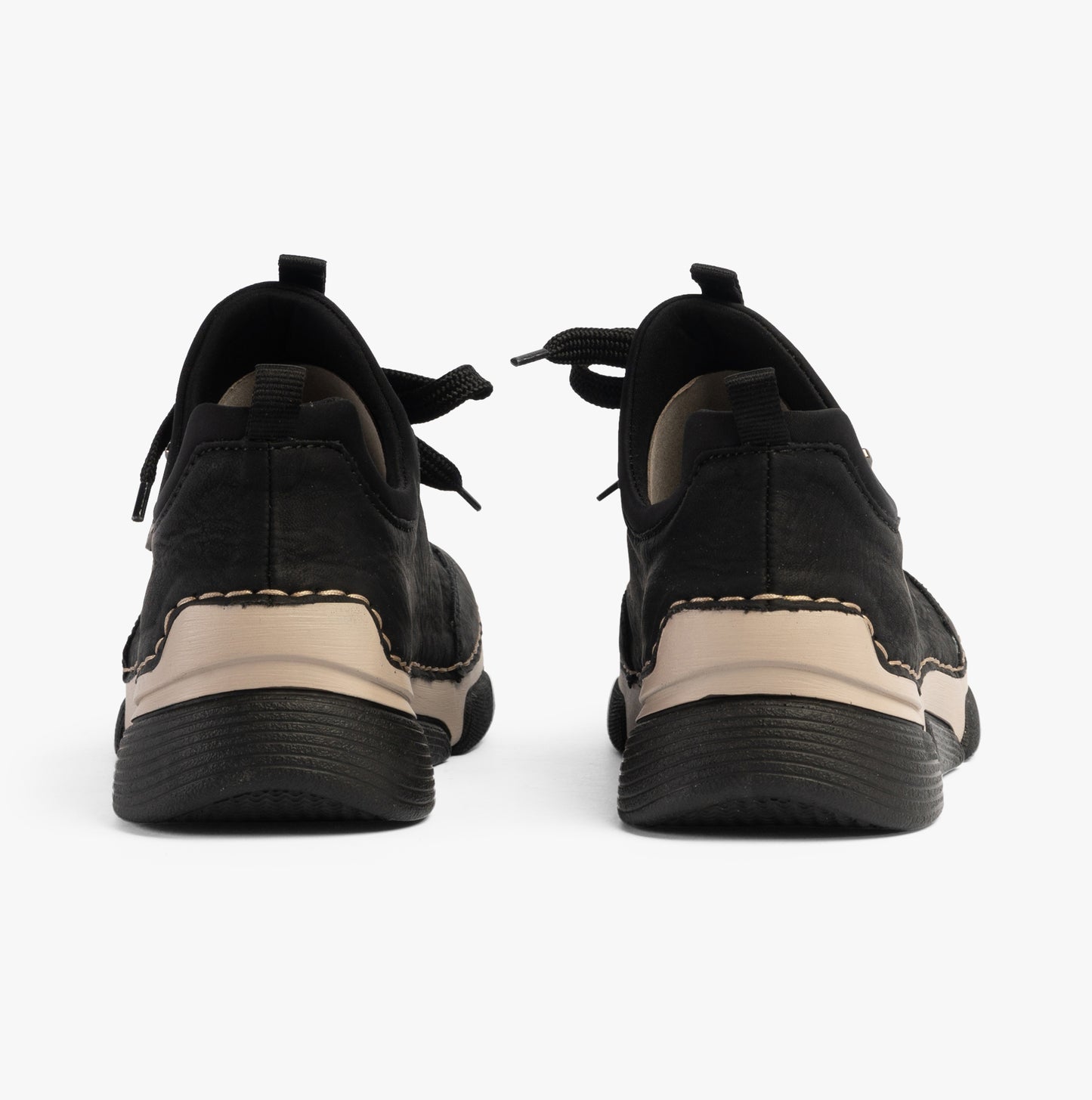 45973-00 Womens Elasticated Shoes Black