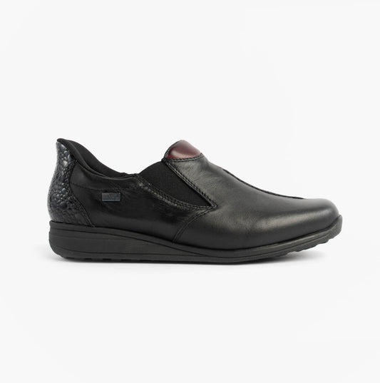 Rieker 47253-00 Womens Shoes Black