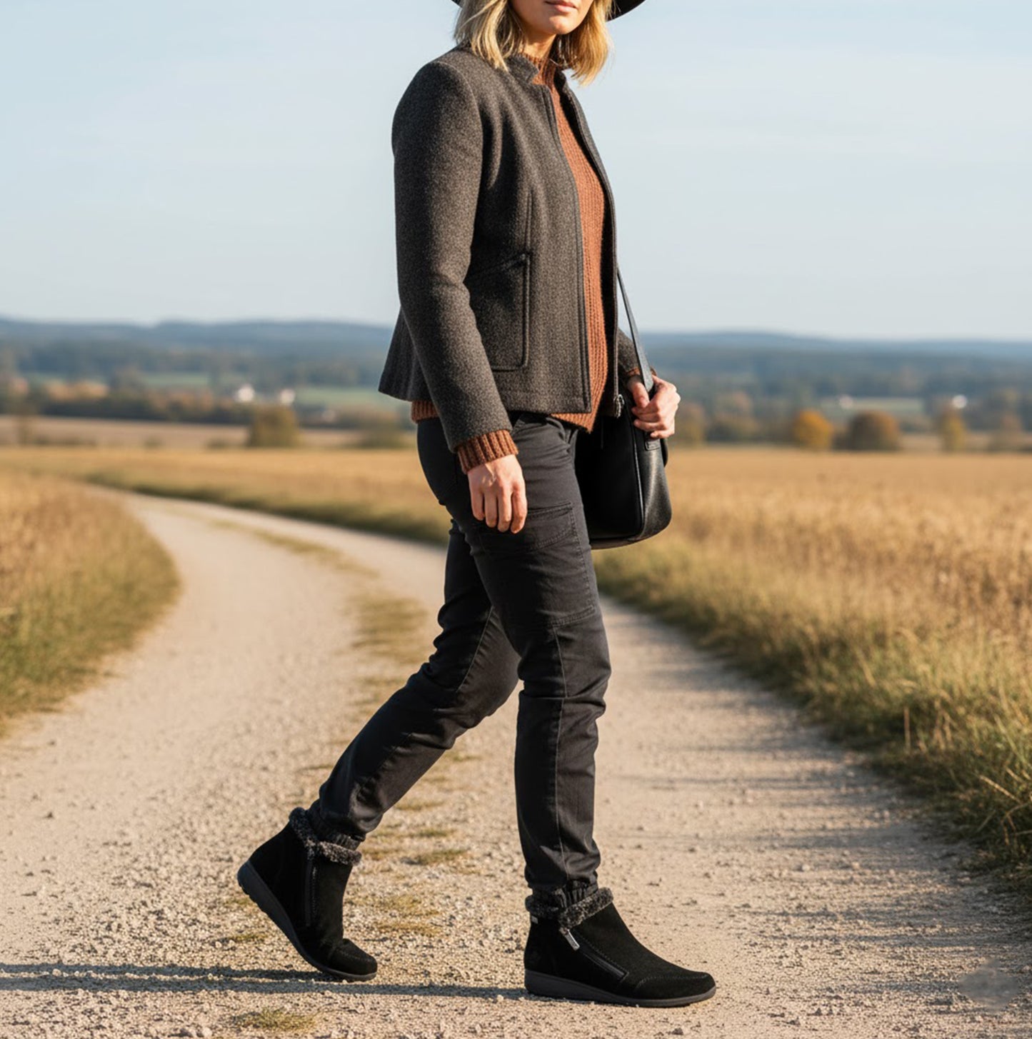 47256-00 Womens Boots Black