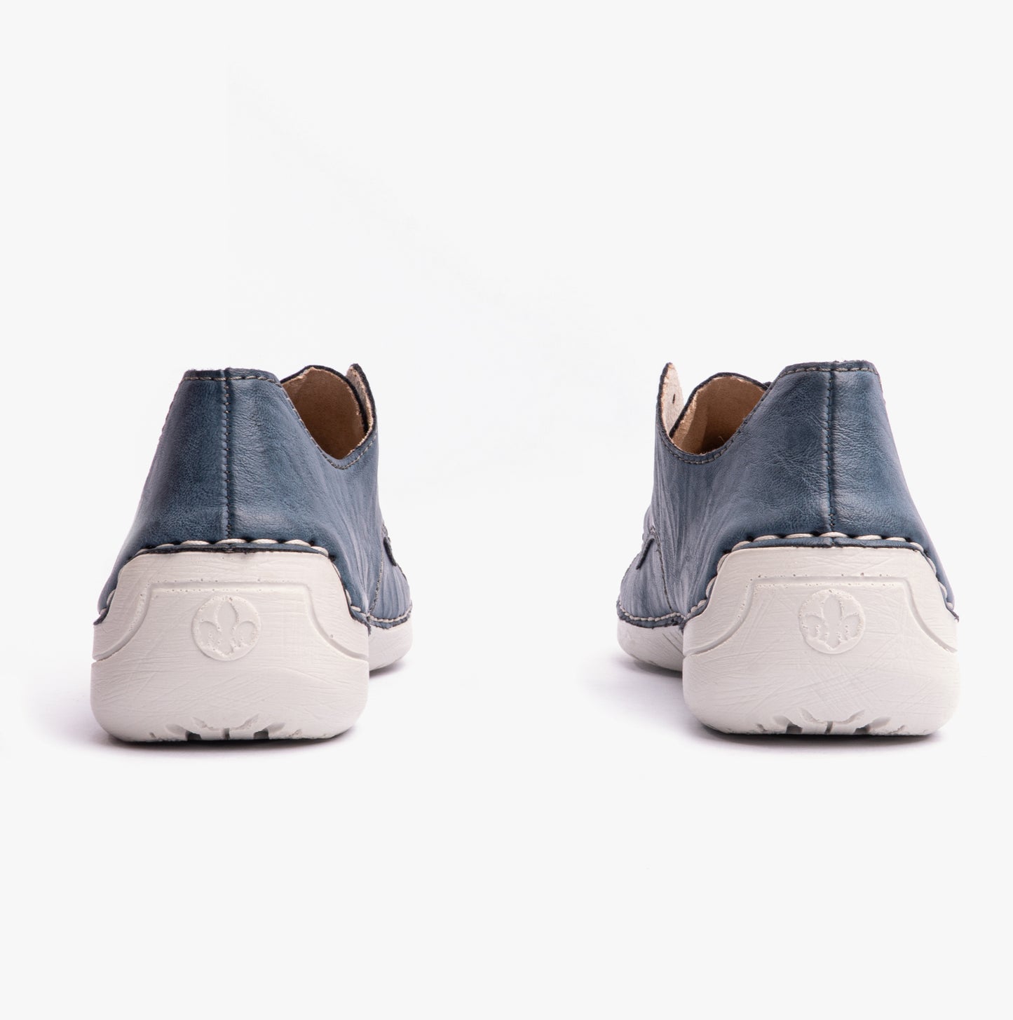 Rieker 52528 Womens Casual Shoes Blue