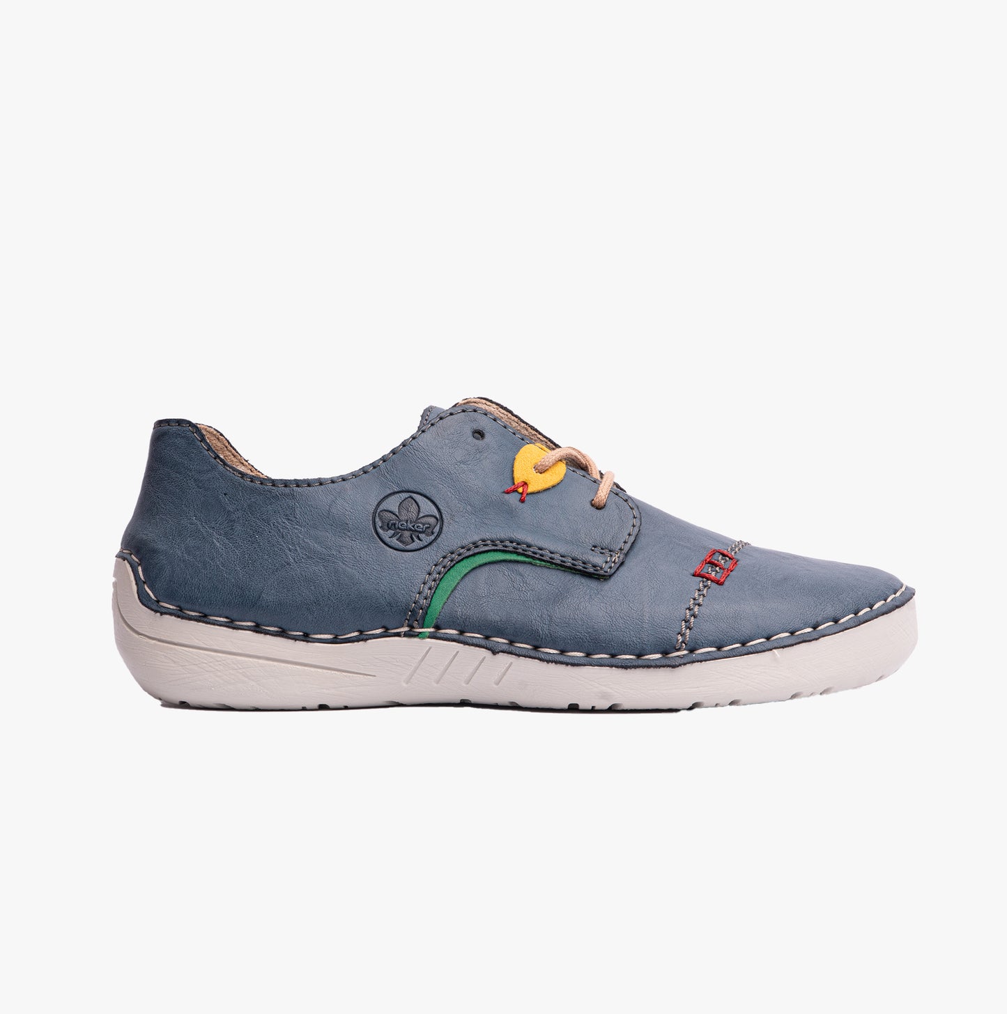 Rieker 52528 Womens Casual Shoes Blue