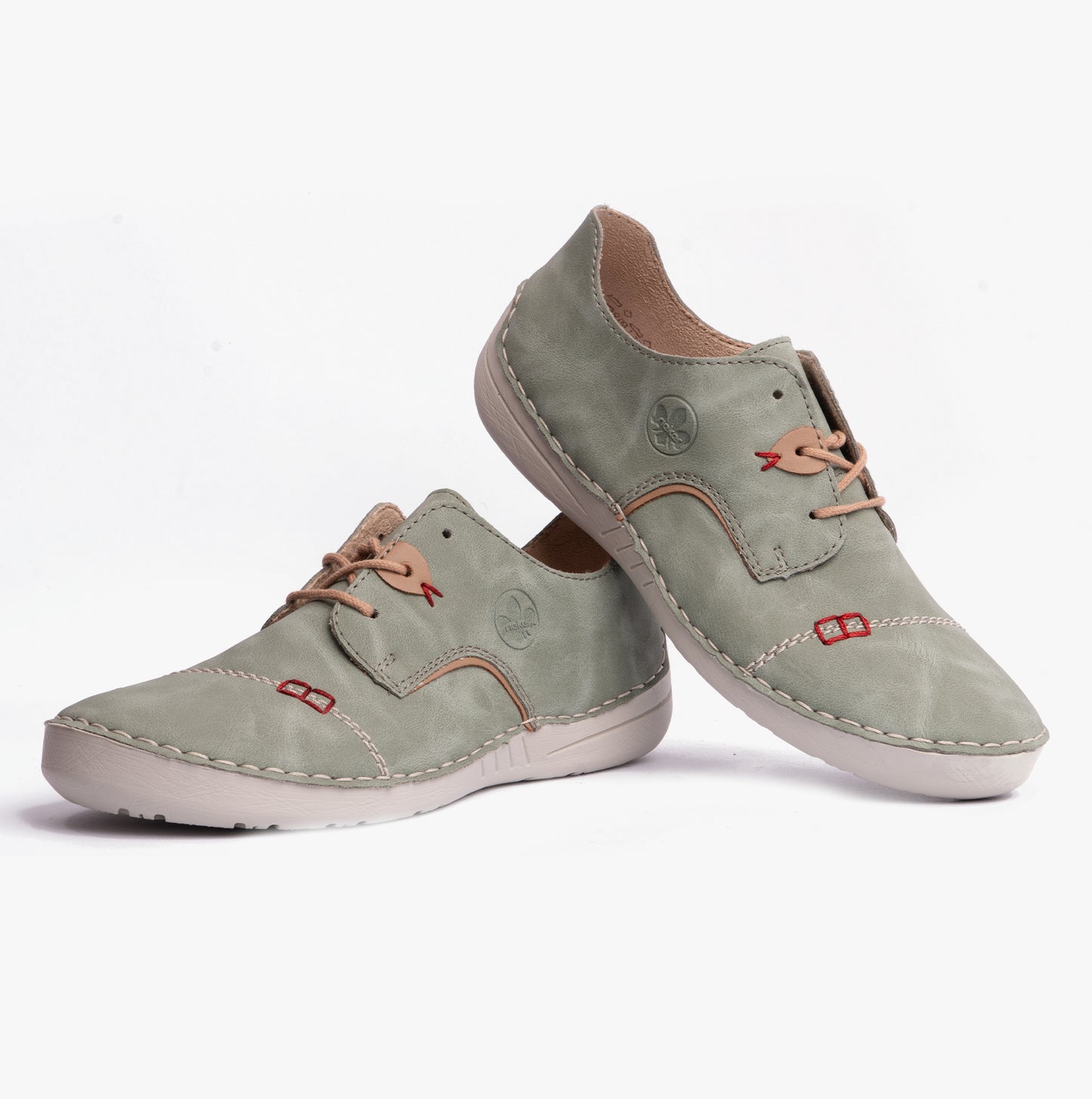 Rieker 52528 Womens Comfort Shoes Green