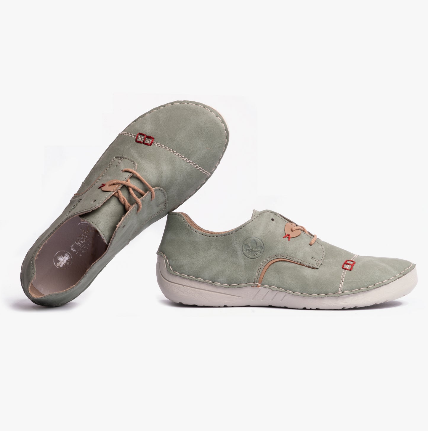 Rieker 52528 Womens Comfort Shoes Green