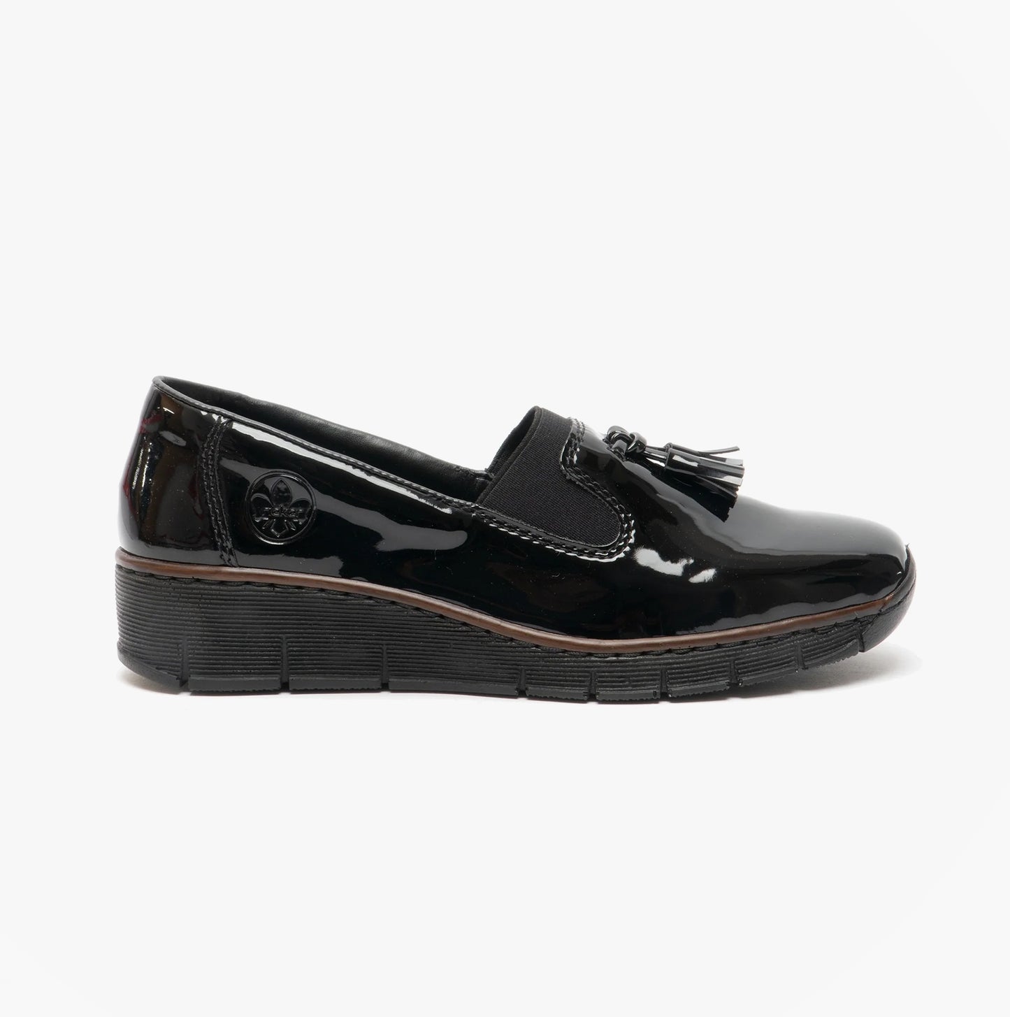 53751-00 Womens Loafer Shoes Patent Black