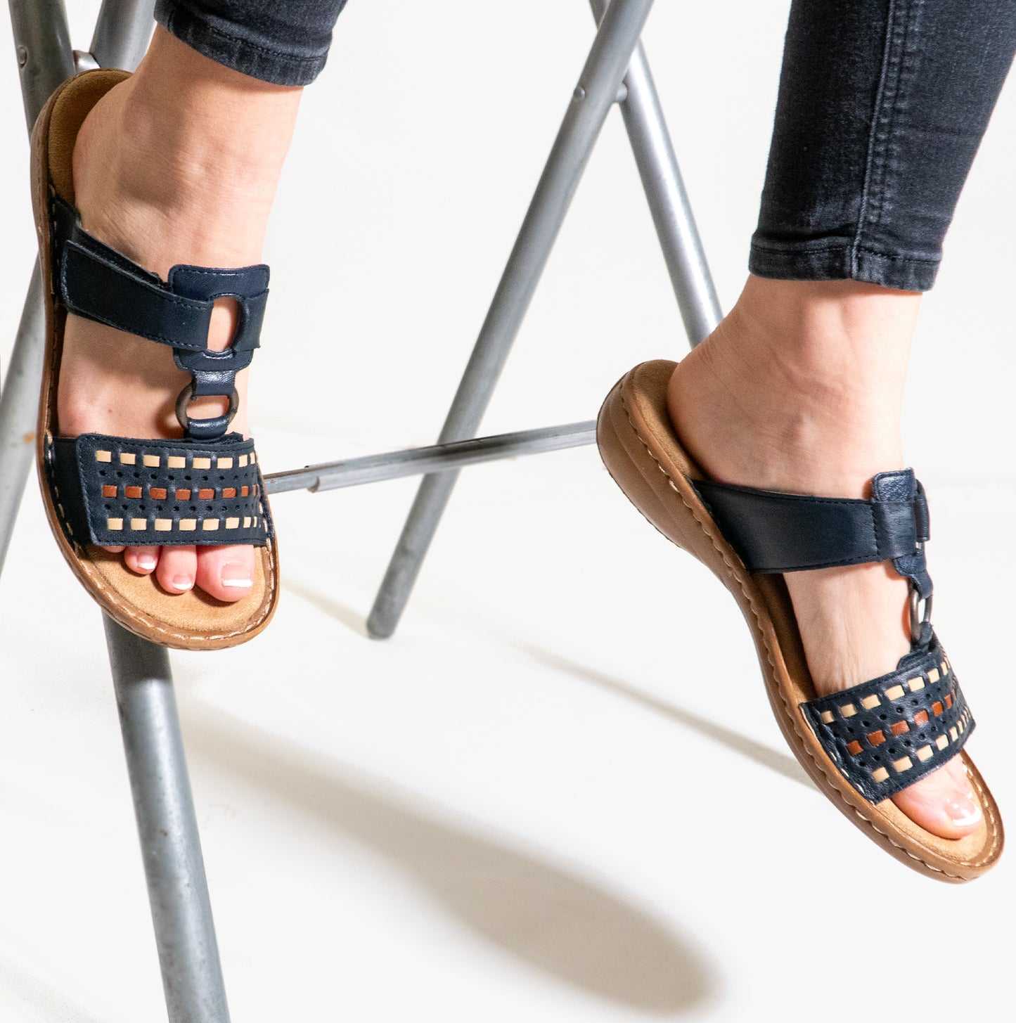 60842-14 Womens Sandals Blue
