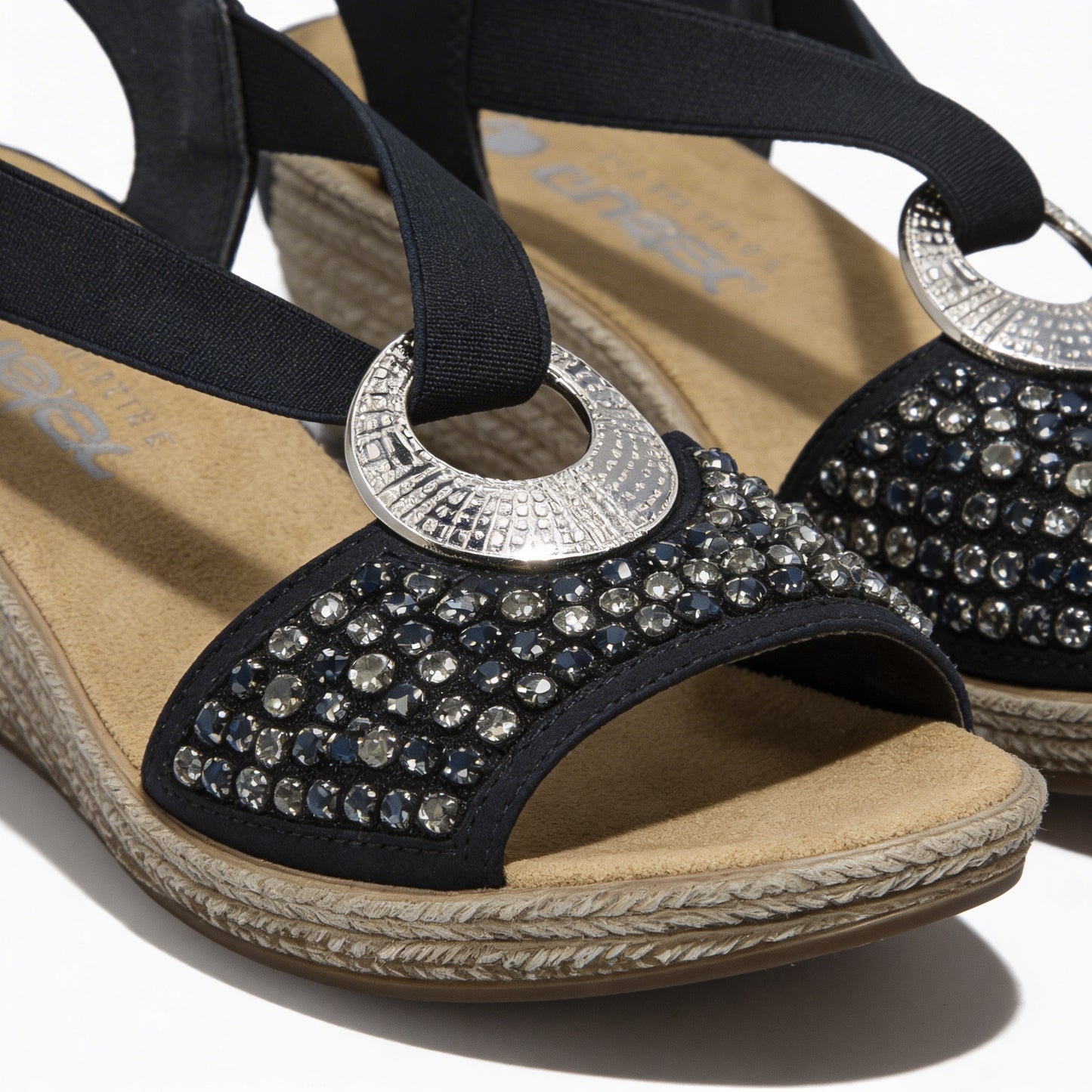 Rieker 62451-14 Womens Slingback Sandals Blue