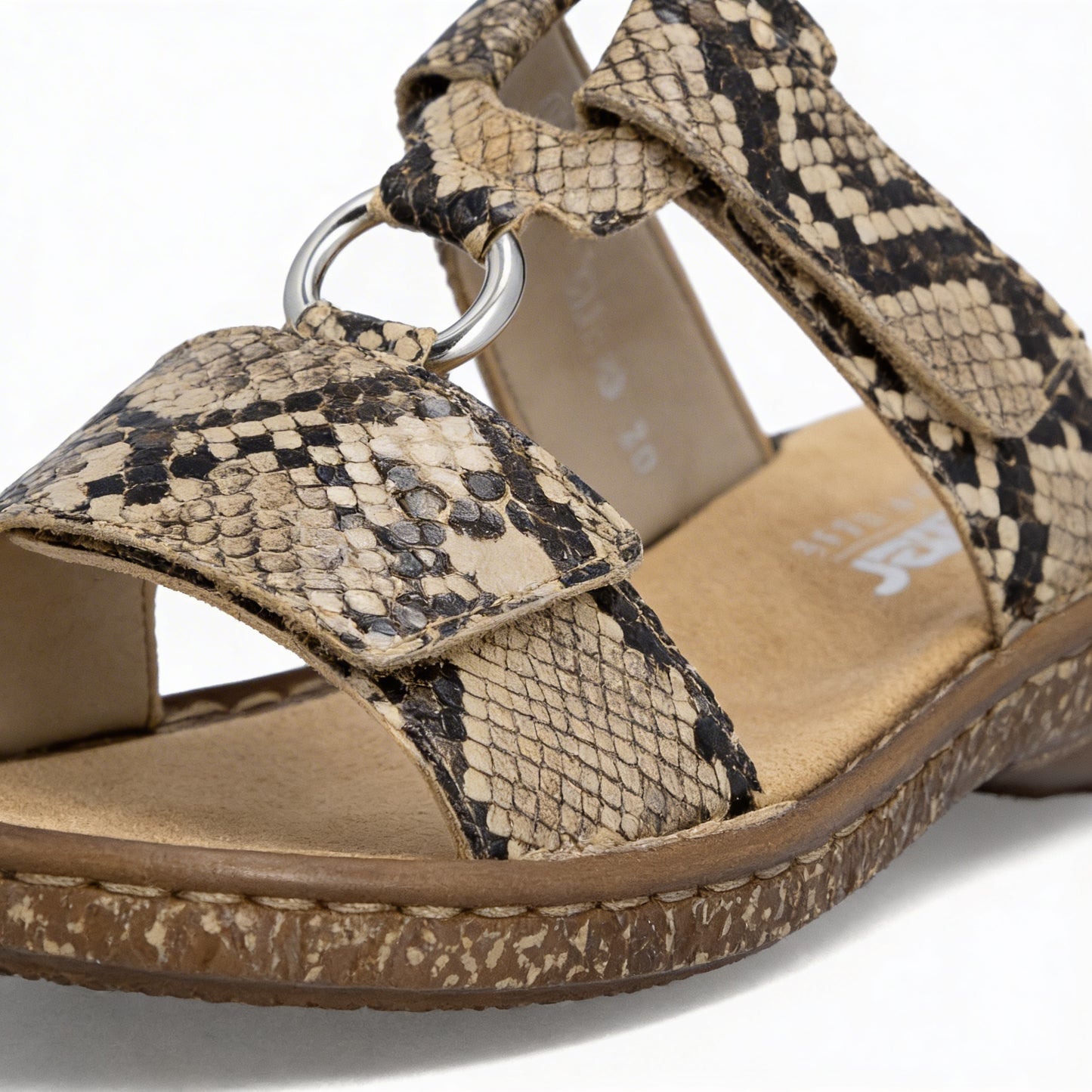 Rieker 628P9-20 Womens Ankle Strap Sandals Brown