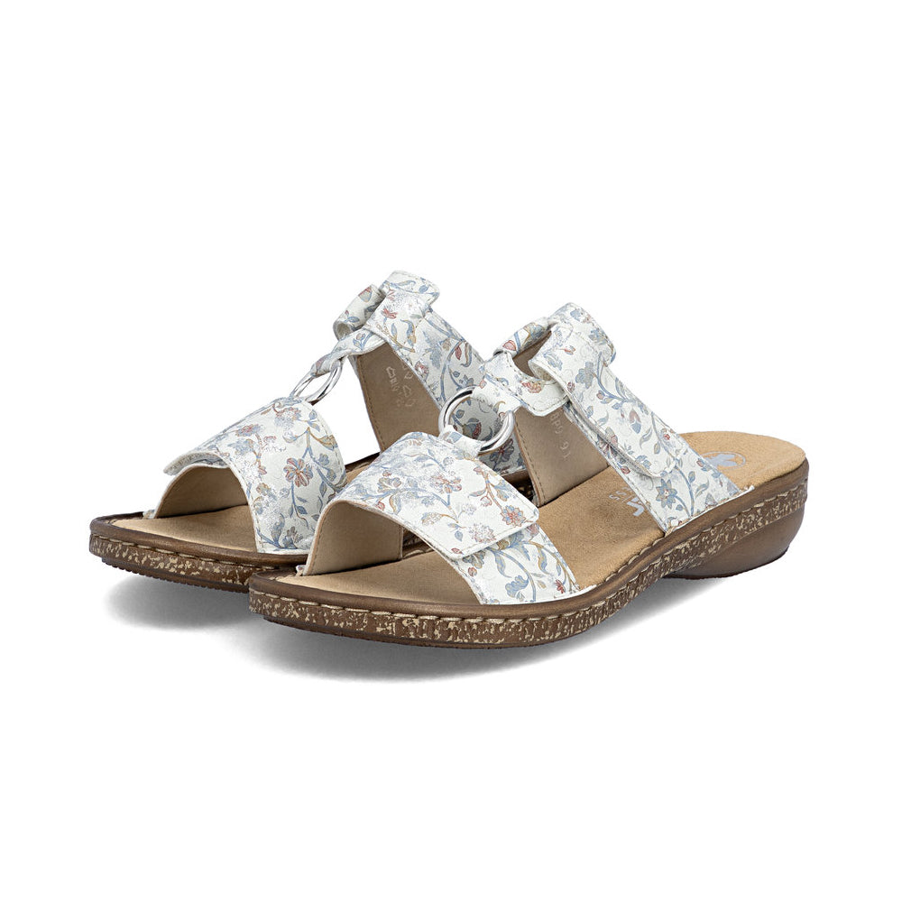 Rieker 628P9-91  Womens Ankle Strap Sandals Multi