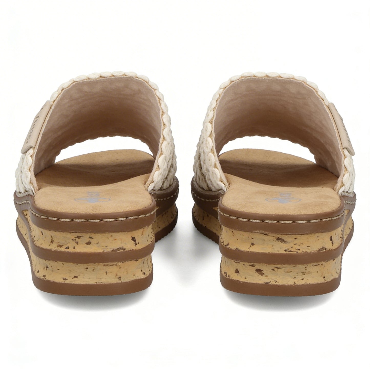 Rieker 629X8-60 Womens Ankle Strap Sandals Beige