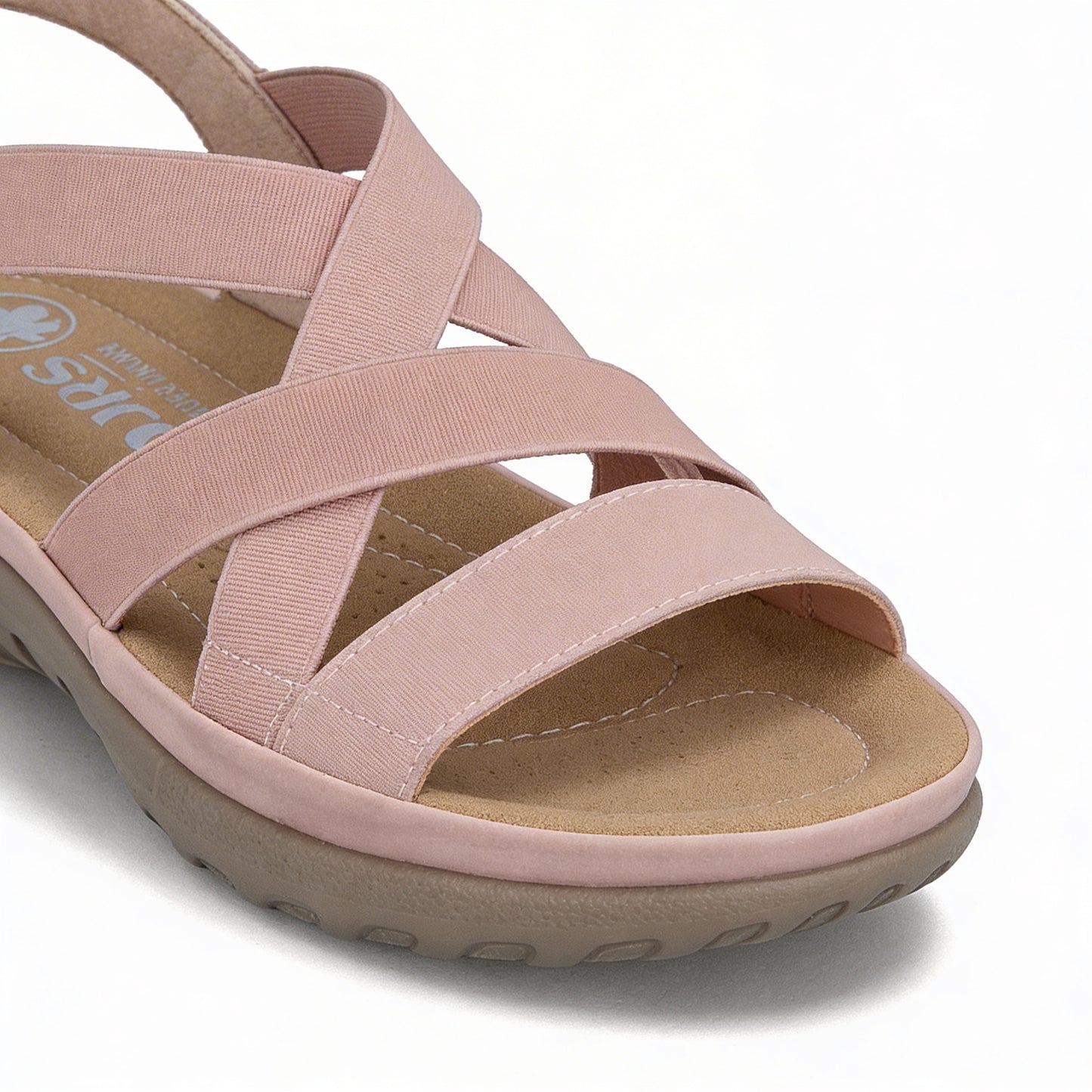 Rieker 64857 Womens Ankle Strap Sandals Rose
