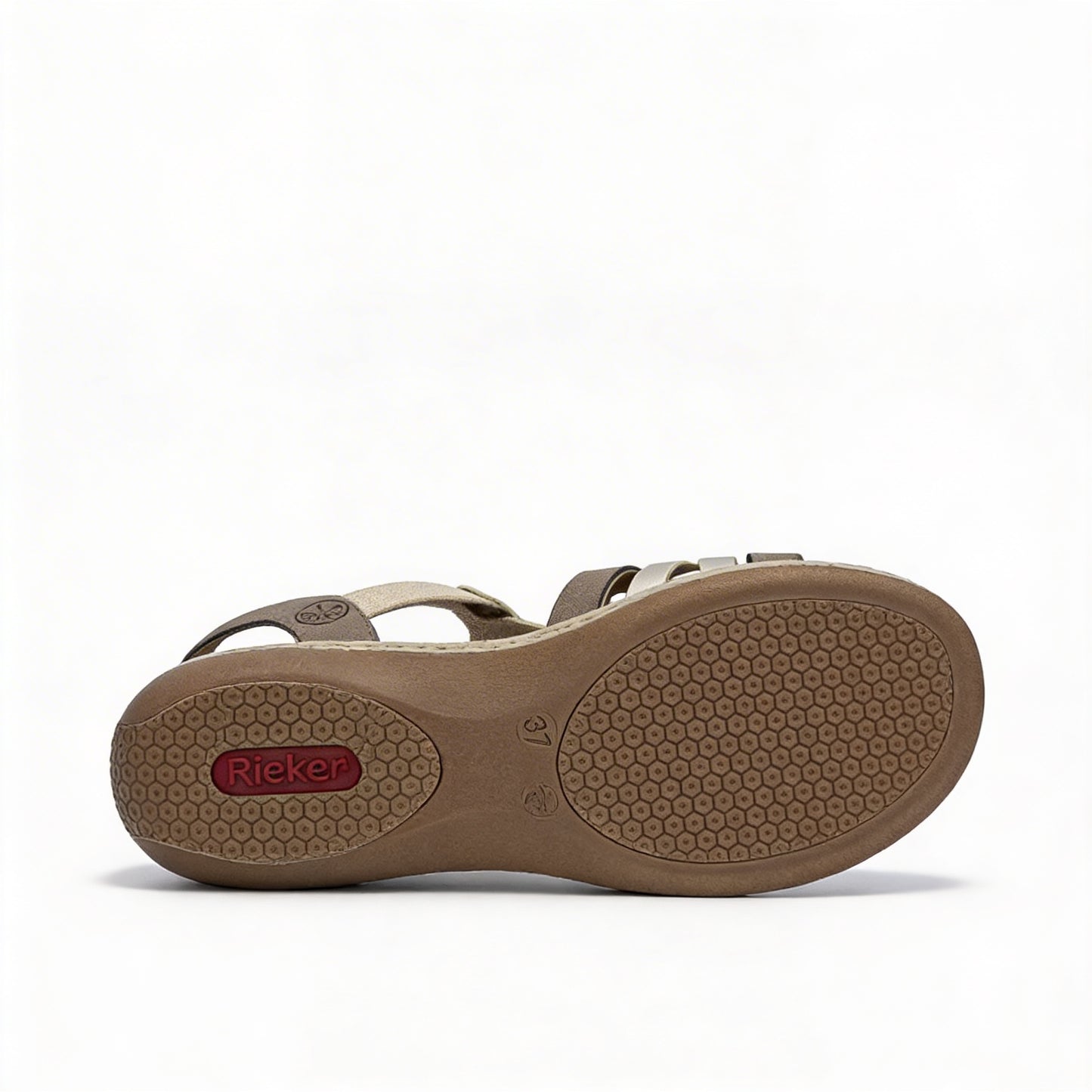 Rieker 65918-64 Womens Slingback Sandals Beige