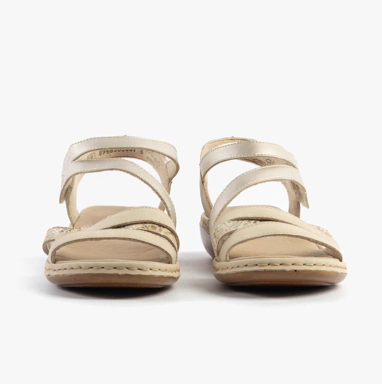 65965-60 Womens Sandals Beige Combination