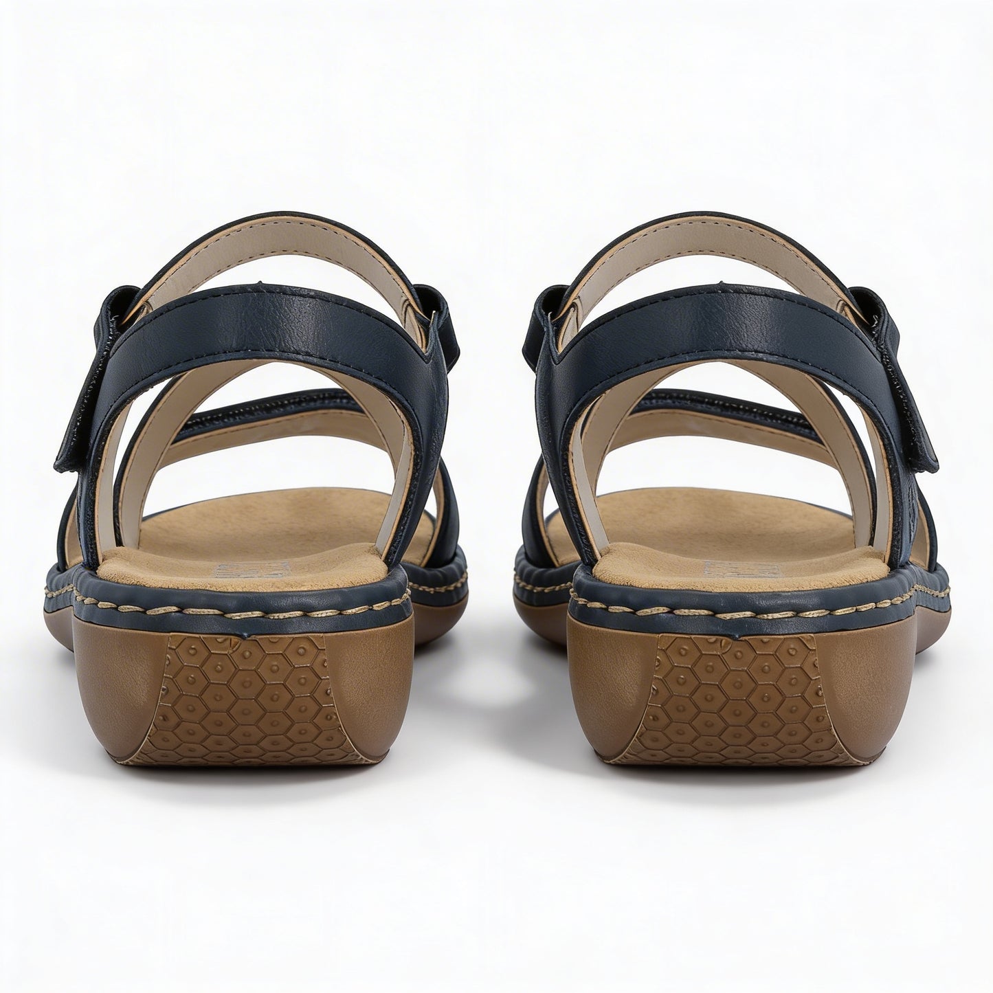 Rieker 659C7-16 Womens Comfort Sandals Blue